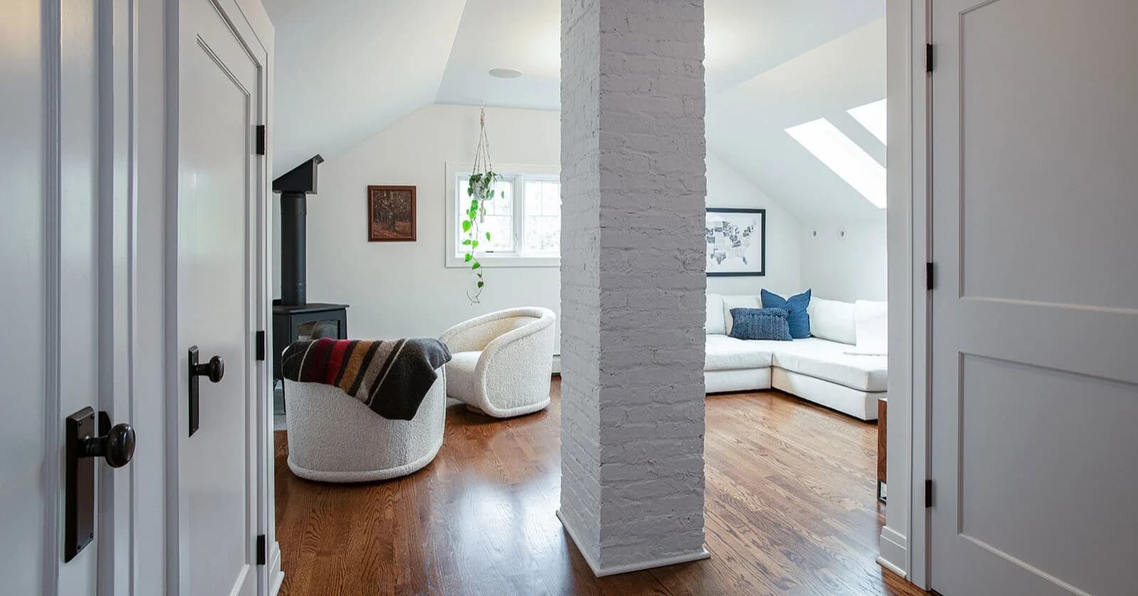 Finished attic conversion